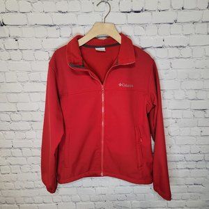 Columbia Men's Softshell Red Jacket Size Medium